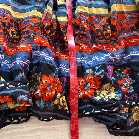 Phool Multicolor Floral Boho Maxi Skirt Size L - Picture 6 of 6